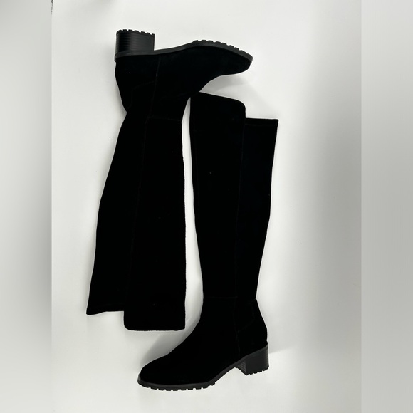New Blondo Starla Waterproof Suede Over-the-Knee Boot Black Size 7 M Star01SD - Picture 2 of 15